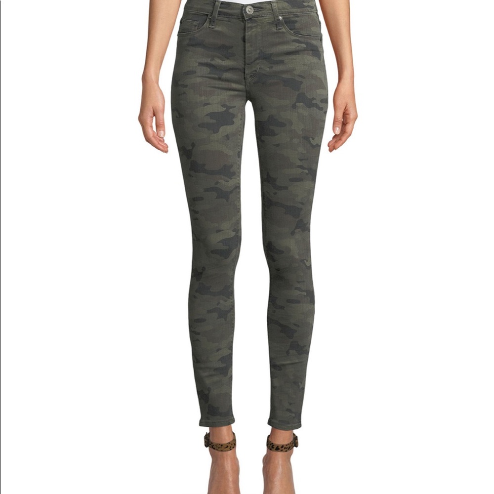 *SOLD* Hudson Barbara High Rise Camo Skinny Jeans